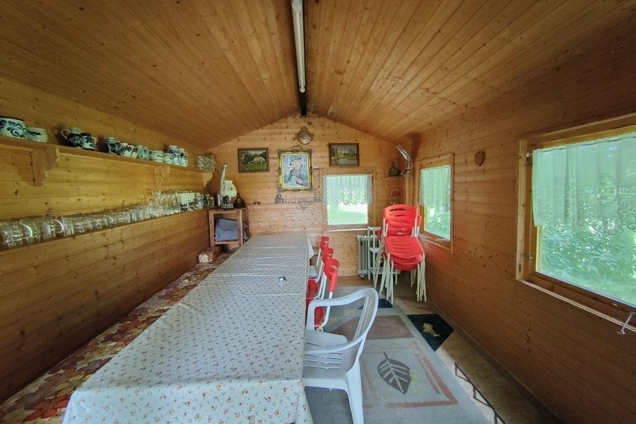 Gartenhäuschen innen